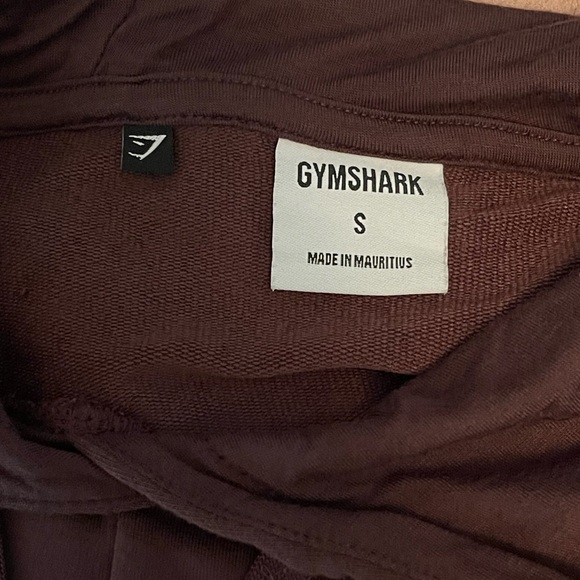 GYMSHARK X Whitney Simmons Collab Recovery Cropped Hoodie Burgundy Small - Picture 6 of 6